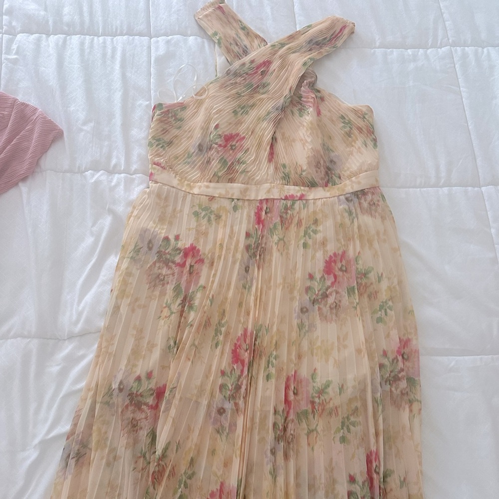 Ted baker yellow floral dress